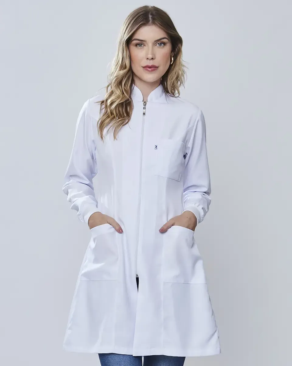 Jaleco Feminino c/ Punho - LAB+ Clinical by Namastê