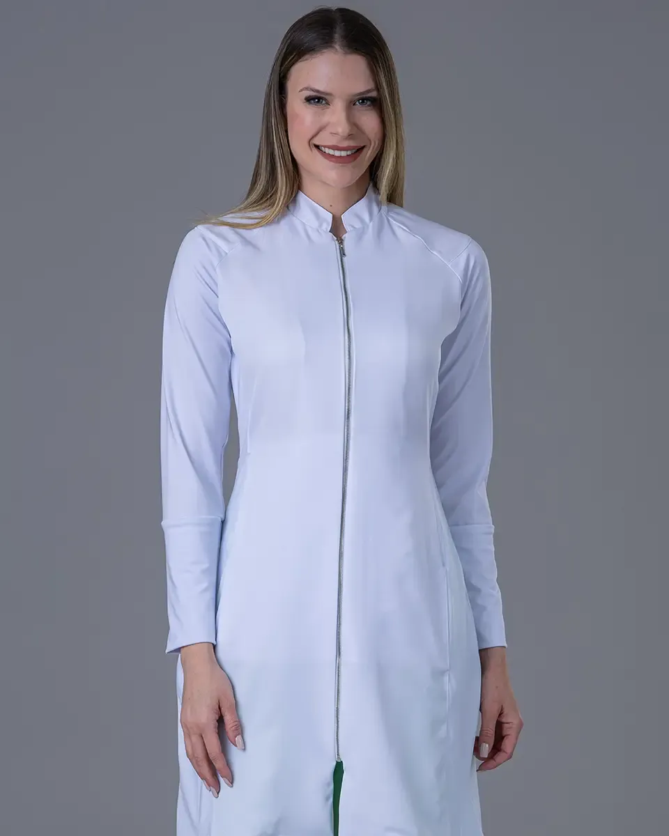 Jaleco Feminino Gola Padre - LAB+ Science