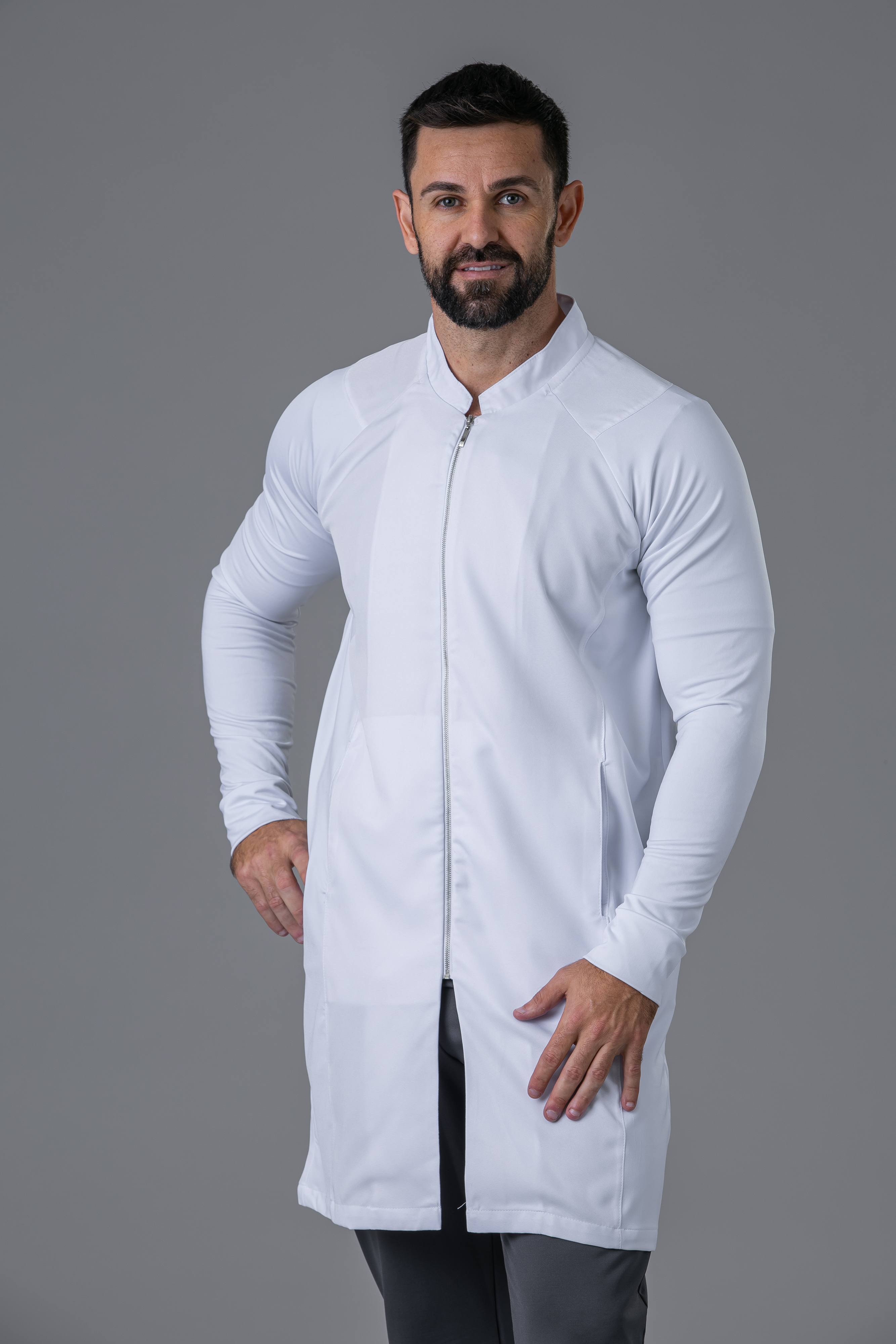 Jaleco Masculino Gola Padre - LAB+ Science